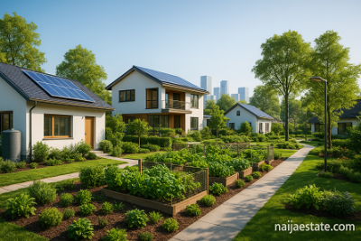 green-building estate developments in Lagos suburbs in 2025
